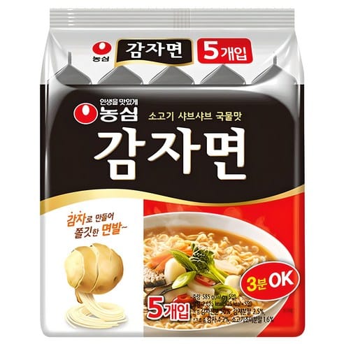 농심 감자면 10개입, 하루 만에 2,280원 빠졌다