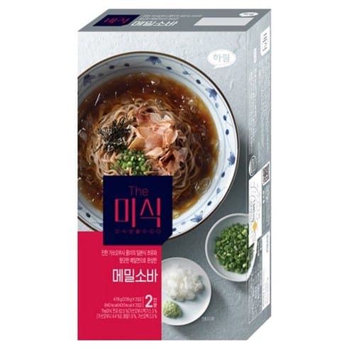 더미식 메밀소바 2인분, 35% 할인...30,530원