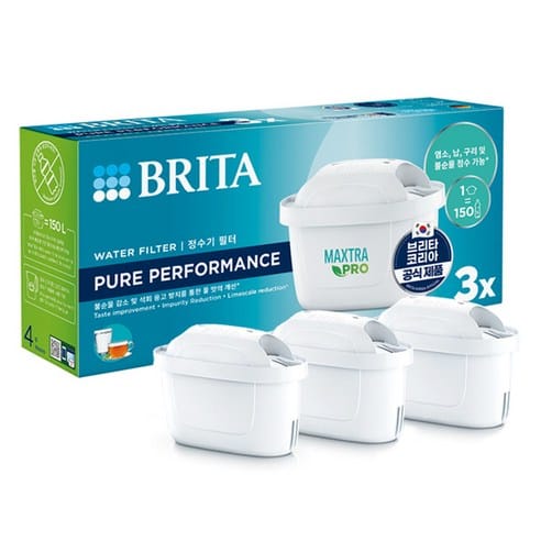 브리타 정수기 필터 3입, 3개월 최저가 근접