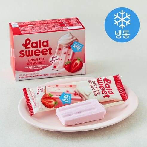 라라스윗 저당 딸기 생요거트바 (냉동) 쿠팡 17,060원 역대 최저가 가격 추적 후기