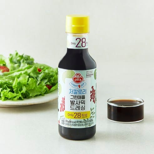 오뚜기 LIGHT&JOY 그린애플발사믹 저칼로리 드레싱 쿠팡 15,780원 할인 솔직후기