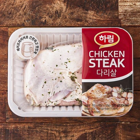 하림 치킨 스테이크 다리살(320g×2개) 쿠팡 최저가 9,600원 가격 추적 후기