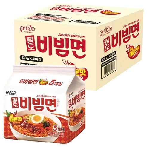팔도비빔면 매운맛 130g 쿠팡 20,620원 할인 가격 추적 후기