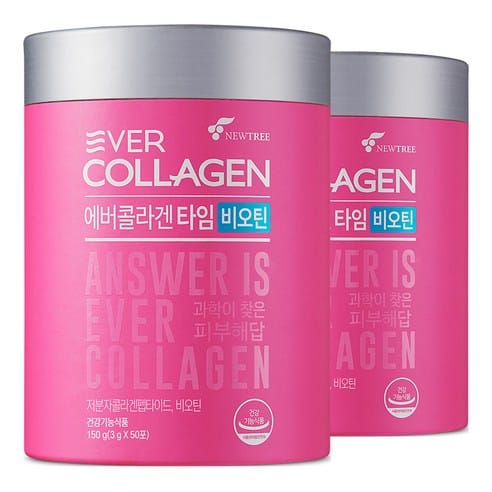 에버콜라겐 정품 타임 비오틴 쿠팡 34,310원 최저가 가격 추적 후기