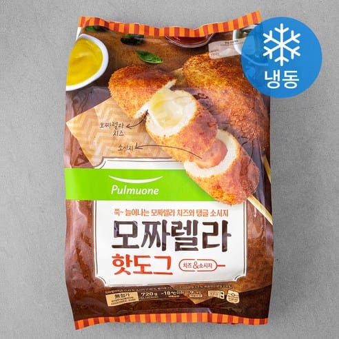 풀무원 모짜렐라 핫도그(80g×9개입×4개) 쿠팡 최저가 38,160원 가격 추적 후기