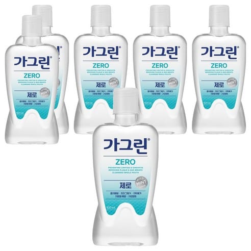 가그린 제로 구강청결제 1.2L × 2개 쿠팡 8,670원 최저가 가격 추적 후기