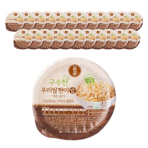 곰곰 현미밥 작은공기, 어제 18,000원대 → 오늘 16,000원대