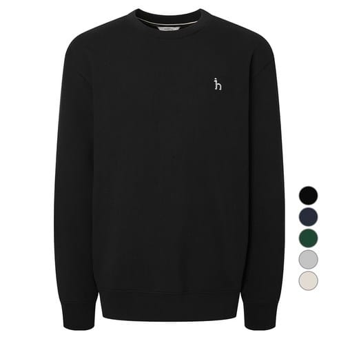 헤지스 남성용 솔리드 면 맨투맨, 하루 만에 13만→12만대