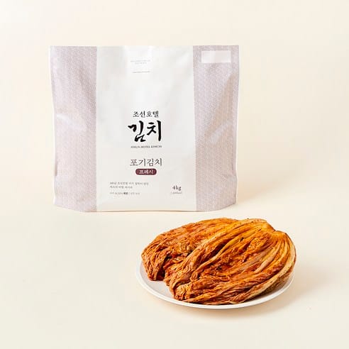 조선호텔 포기김치 프레시 쿠팡 34,420원 역대 최저가 후기