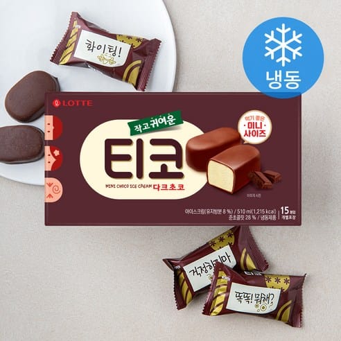 롯데웰푸드 티코 다크초코 아이스크림, 하루 만에 24,090원 찍었다