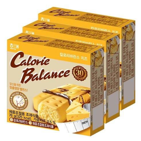 해태제과 칼로리바란스 치즈맛, 하루 만에 가격 내려왔길래 확인해봤다