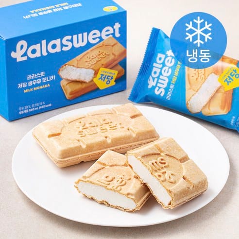 라라스윗 생우유 모나카 아이스크림, 역대 최저가 갱신...18,040원