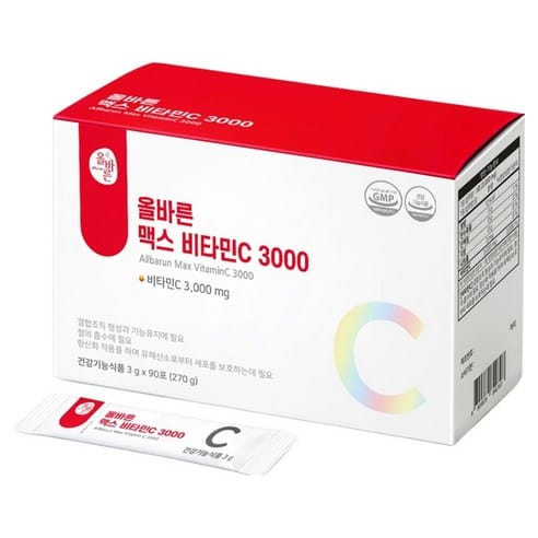 올바른건강식품 맥스 비타민C 3000 쿠팡 18,570원 할인 후기