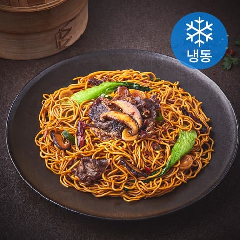 쿡솜씨 티엔미미 우삼겹차우면(냉동) 쿠팡 19,220원 최저가 100g당 2,786원 가격 추적 후기