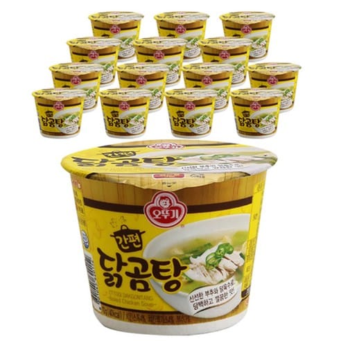 오뚜기 닭곰탕 컵국, 어제 13,920원 → 오늘 12,370원