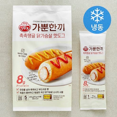 가뿐한끼 닭가슴살 핫도그, 하루 만에 2,900원 빠졌다