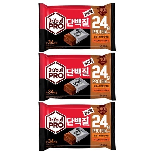 닥터유 프로 한입쏙 단백질바, 하루 만에 1,830원 빠졌다