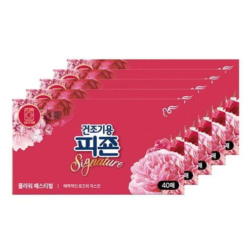 피죤 건조기용 시트, 어제 39,700원 → 오늘 35,840원