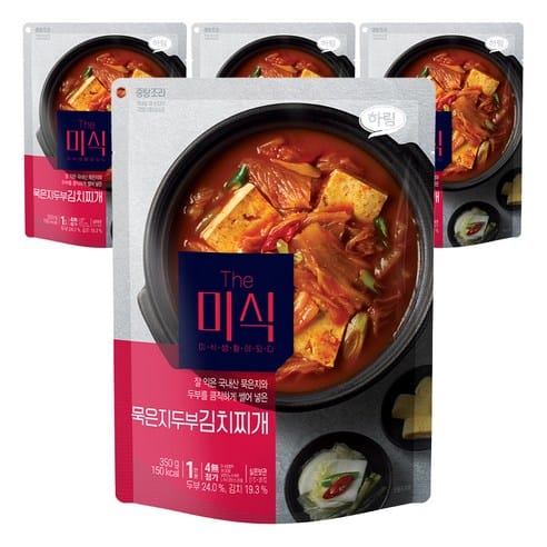 더미식 묵은지두부김치찌개, 하루 만에 가격 크게 내려왔다