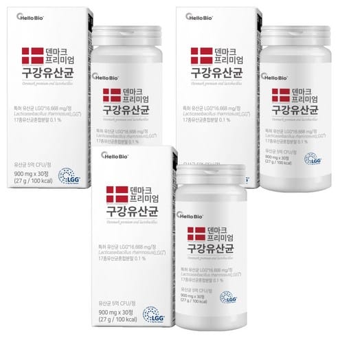 헬로바이오 구강유산균, 3개월 최저가 근접