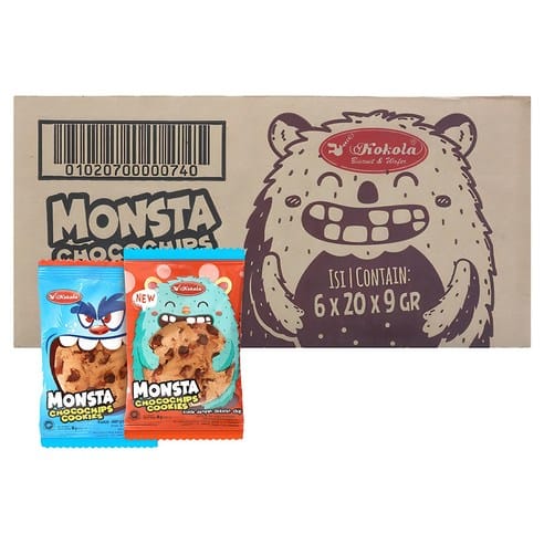 코코라 몬스타 초코칩쿠키, 어제 12,800원 → 오늘 9,500원