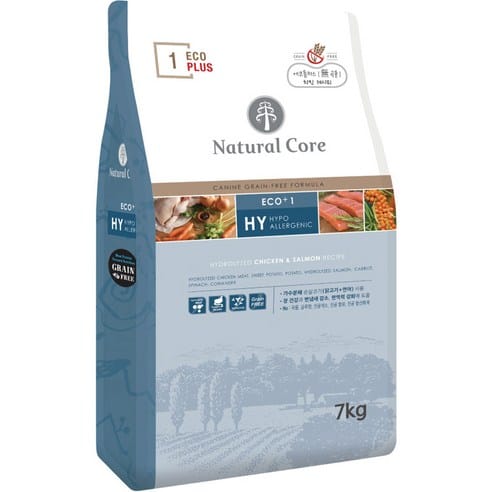 네츄럴코어 전연령 강아지 에코플러스1, 하루 만에 크게 빠졌다