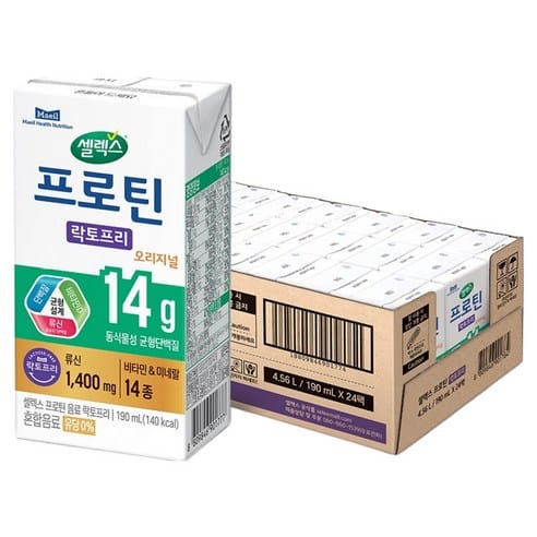 셀렉스 프로틴 락토프리 음료, 하루 만에 8,790원 빠졌다