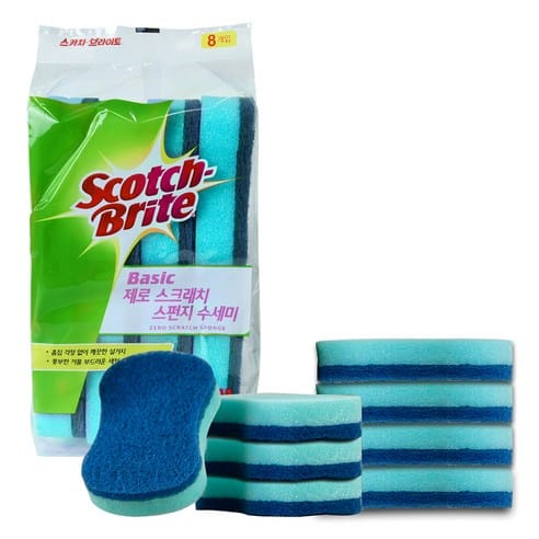 스카치브라이트 수세미, 하루 만에 4,200원 빠졌다