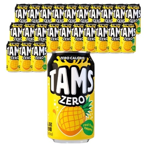 탐스제로 파인애플 탄산음료, 어제 13,580원 → 오늘 11,540원