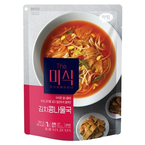 더미식 김치콩나물국, 어제 14,000원 → 오늘 9,950원
