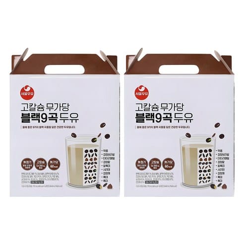 서울우유 고칼슘 두유 190ml×32팩, 어제 17,000원대 → 오늘 13,610원