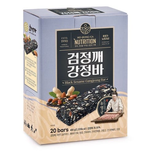 호정가 검정깨강정바, 하루 만에 1,840원 빠졌다