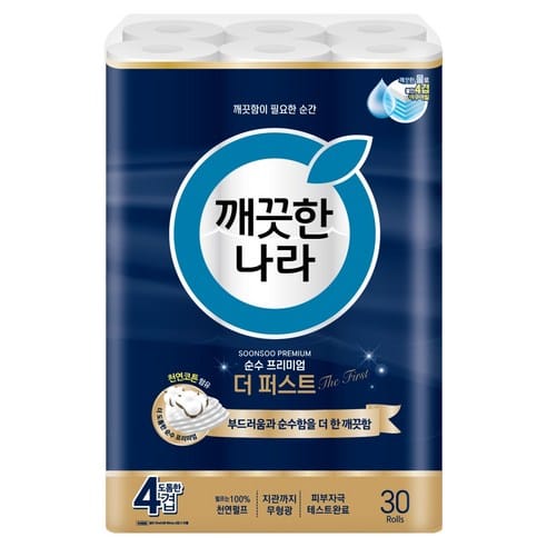 깨끗한나라 화장지, 하루 만에 7,990원 빠졌다